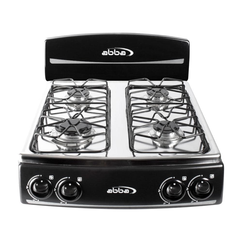 Sobremesa a Gas 4Puestos Negro ABBA SG4005NN